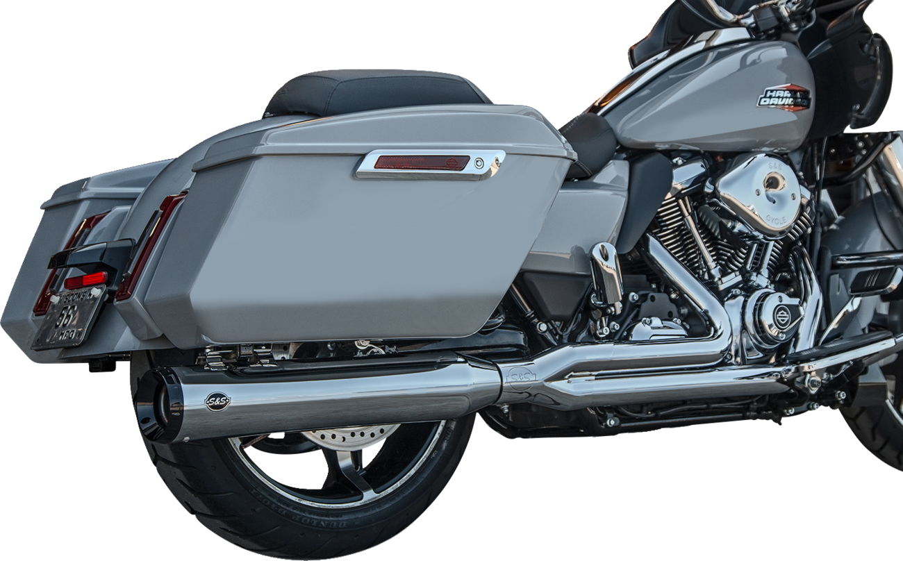 2-into-1 GNX Exhaust System - Race Only - Chrome - Touring [1800-2758] - Image 3