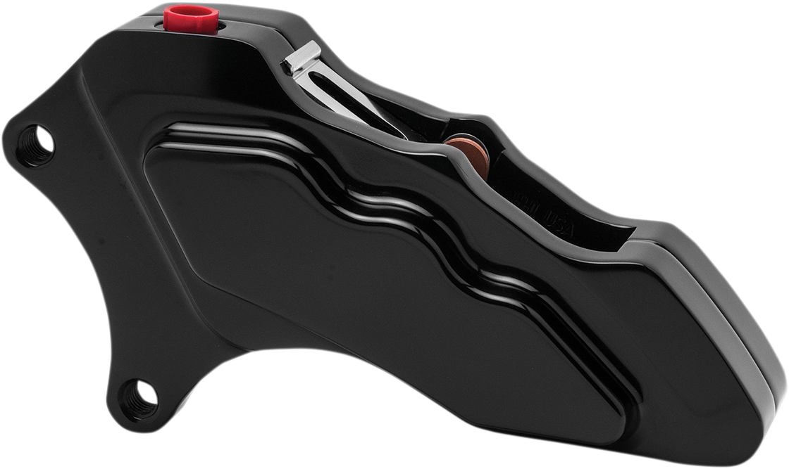 6-Piston Front Direct Bolt-On Brake Calipers for 13" Rotor - 6-Piston Caliper - Front - Black - 13" [1701-0589]