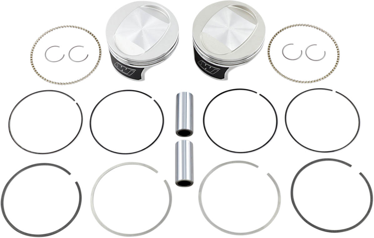Tracker Series™ Piston Kit - Tracker™ Series Piston Kit - 3.895" - 88 Cubic Inch Bored to 95 Cubic Inch - +0.020" - Twin Cam [0903-1560]