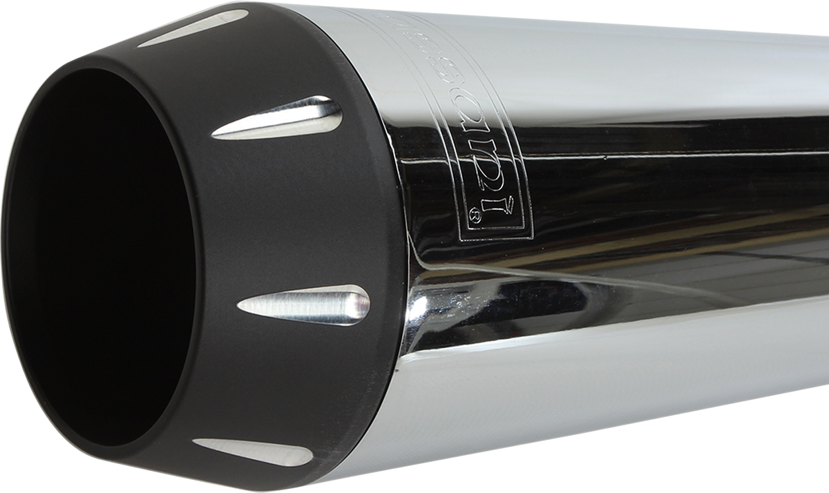 Road Rage 2:1 Exhaust System - 2:1 Exhaust - Chrome - Megaphone - Long - '91-'05 FXD [1800-1773] - Image 2