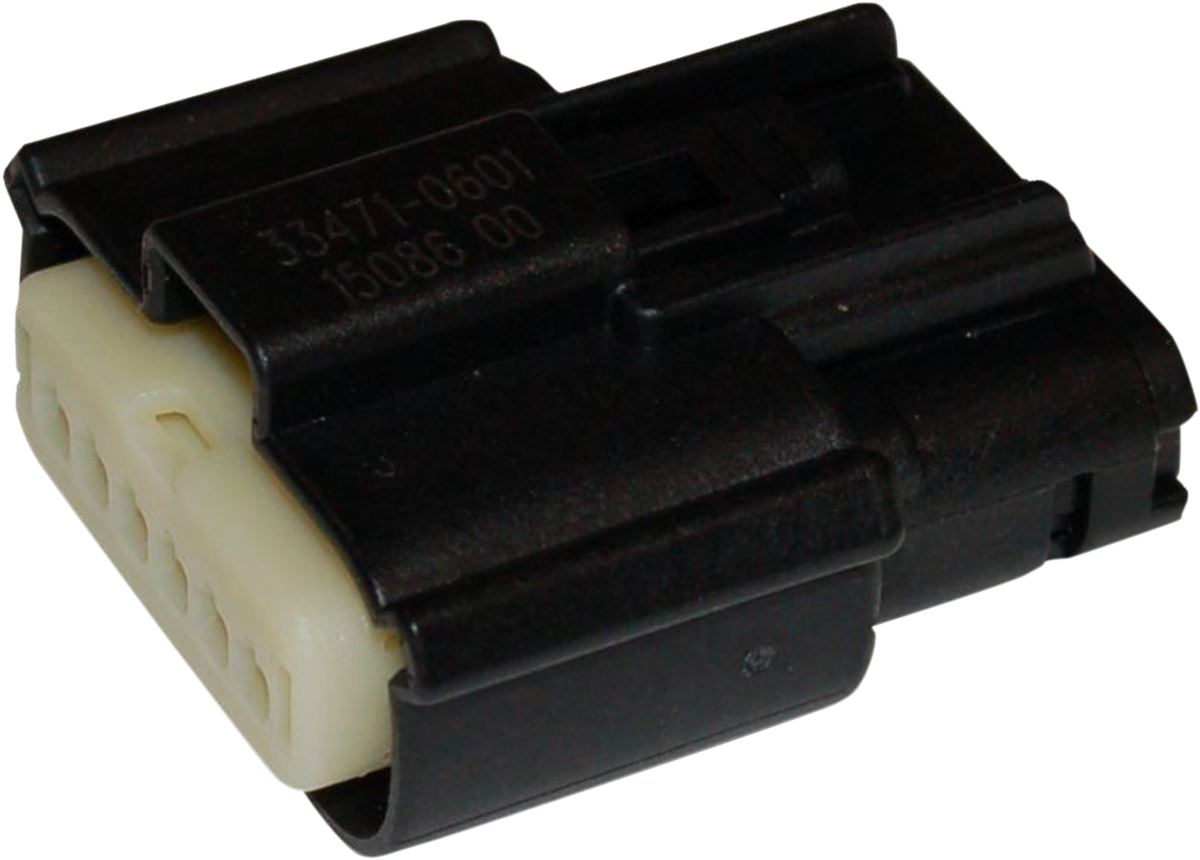 Molex MX 150 Connector Component — Wiring Connector - Molex MX 150 Connector - 6 Pin Female - Black [2120-0846]