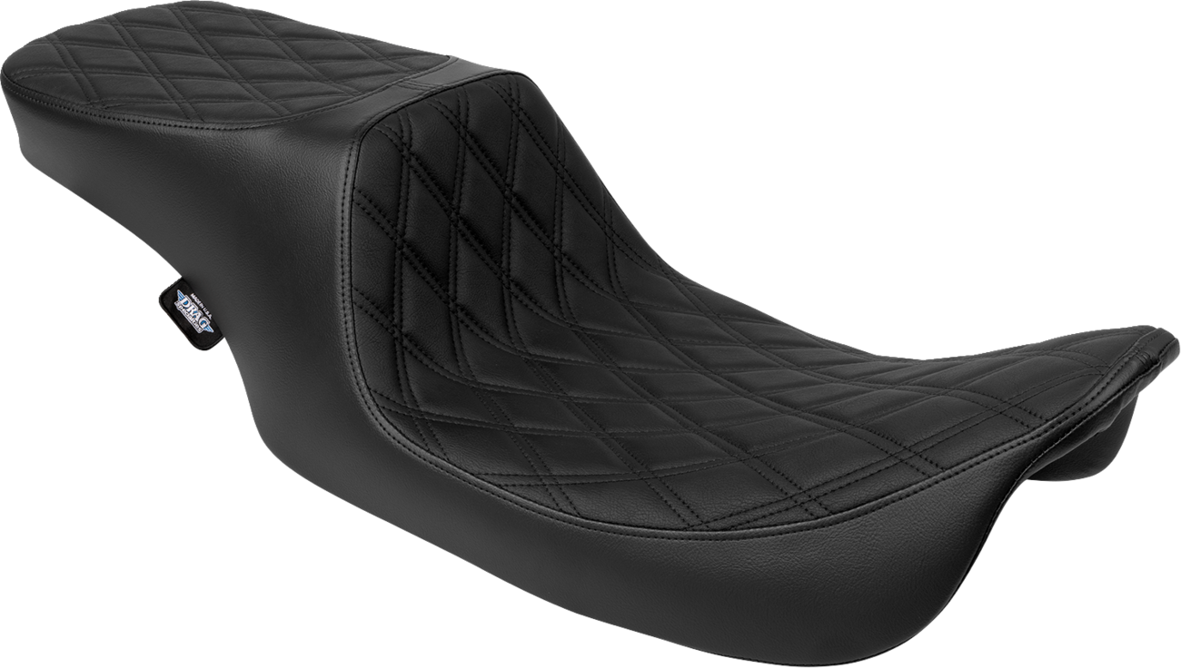 Performance Predator 2-Up Seat - Predator 2-Up Seat - Vinyl - Double Diamond - Black Stitching- w/o Backrest - FL '97-'07 [0801-1996]