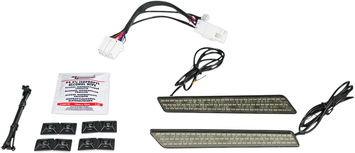 Saddlebag Latch Lights - '97-'13 - Smoke [2040-2478]