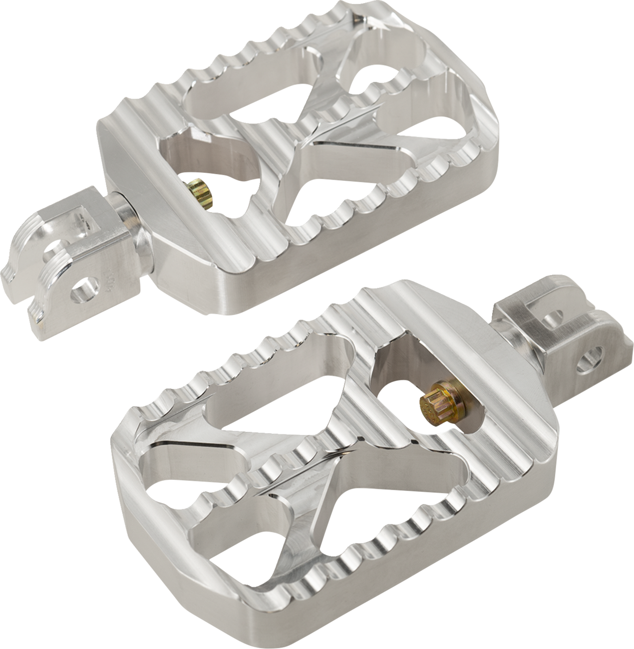 Bear Claw Foot Pegs - Silver - Harley-Davidson [1620-2642]