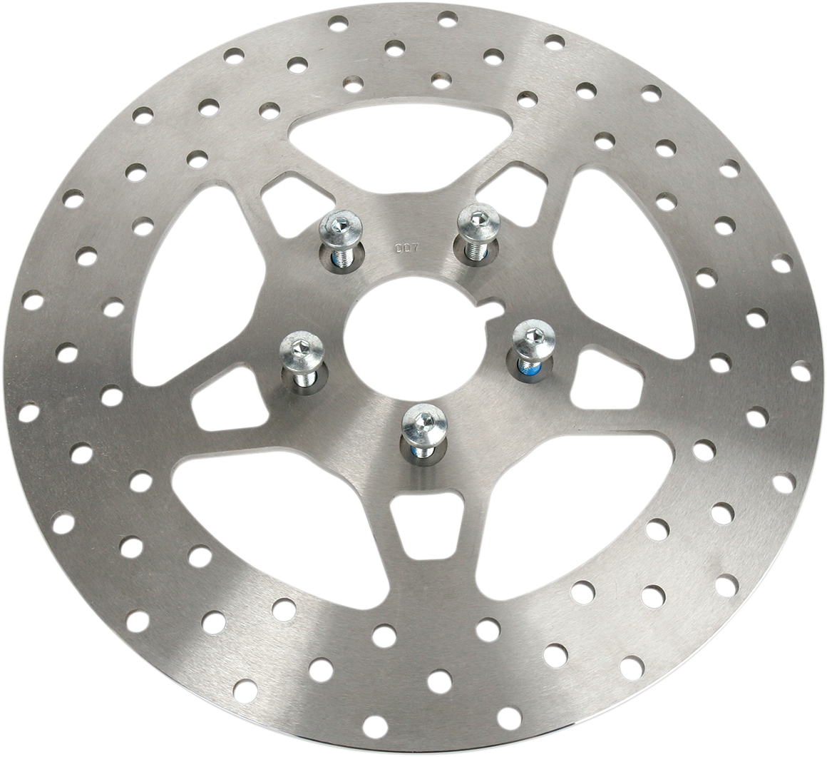 FSD Series Stainless Steel Front Brake Rotor for Big Twins - Brake Rotor - Solid [1710-0148]