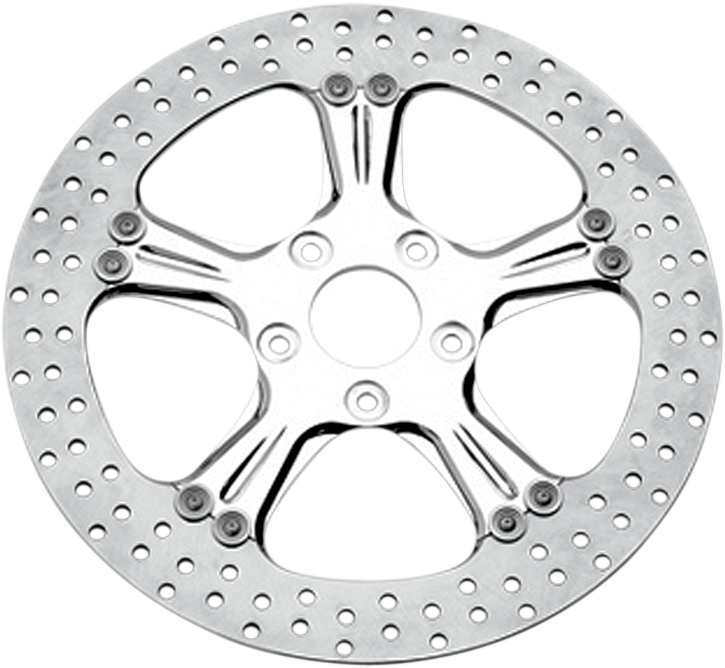 Two-Piece Brake Rotor - Brake Rotor - 11.8" - Wrath - Chrome [1710-1591]