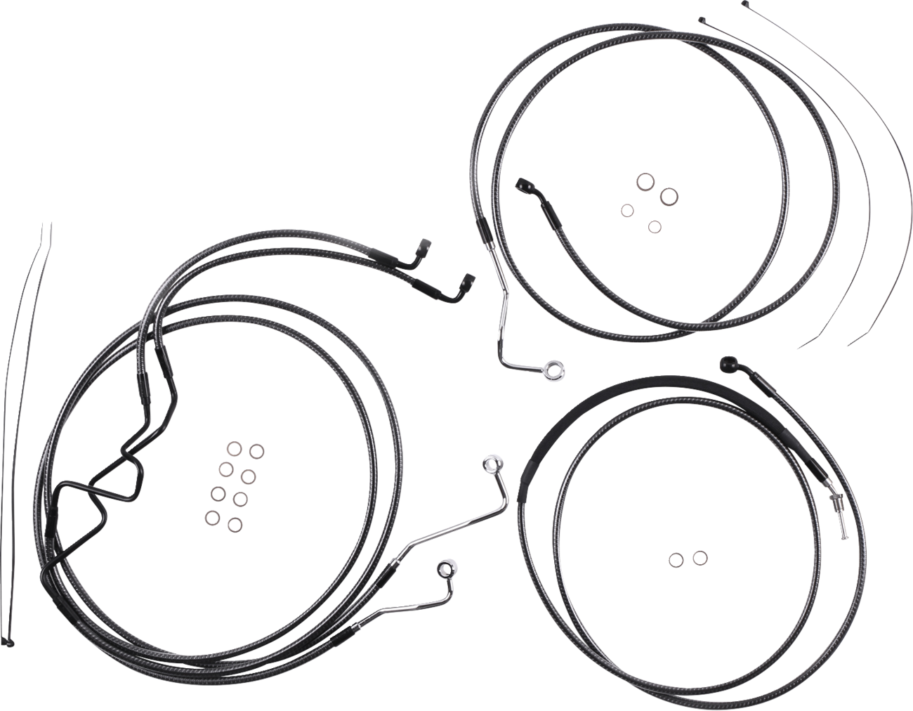 KARBONFIBR Designer Handlebar Installation Kit - 6" - '17-'20 FLHR [0610-2394]