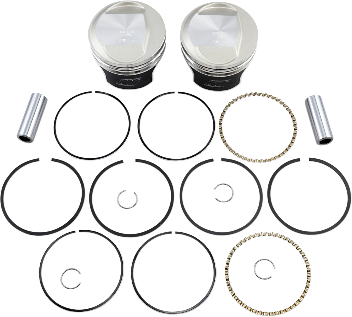 Tracker Series™ Piston Kit - Tracker™ Series Piston Kit - 3.518"- 1340 cc 80 Cubic Inch - +0.020" - Evolution [0903-1582]