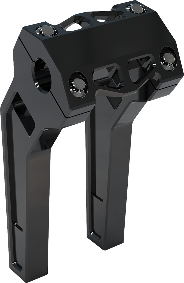 Performance Risers - Pullback - 8" - Black Anodized [0602-1219]