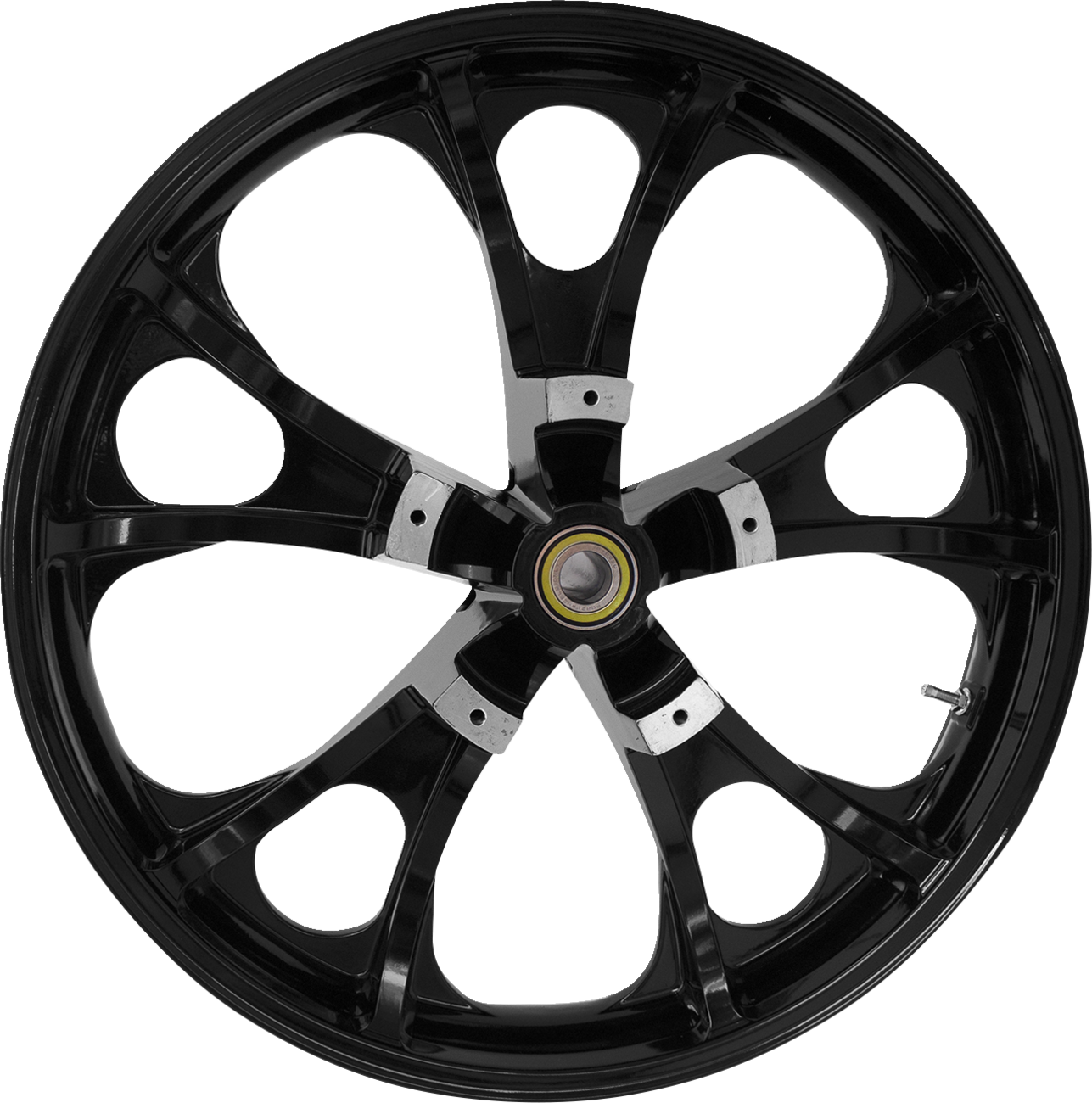 Largo Precision Cast 3D Wheel — Largo 3D - Wheel - Largo 3D - Front - Dual Disc/without ABS - Black - 21x3.5 [0201-2448]