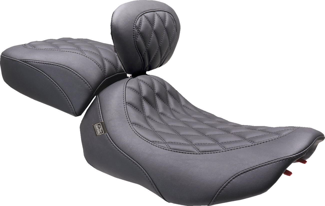 Wide Tripper™ Solo Seat - Wide Tripper™ Seat - Solo - Black Stitching - FLT/FLH '23-'25 [0801-2014] - Image 2