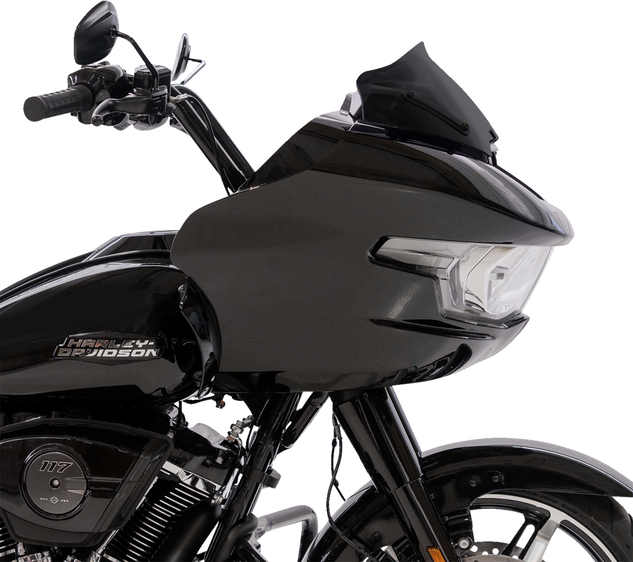Sport Flare® Windshield - 8" - Black - FLTR [2310-0911] - Image 2