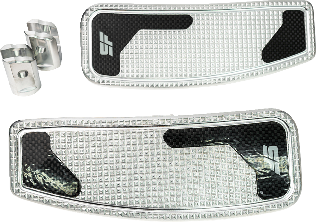 Mini Floorboards - Chrome Polished - Male Mount - M8 [1621-1157]