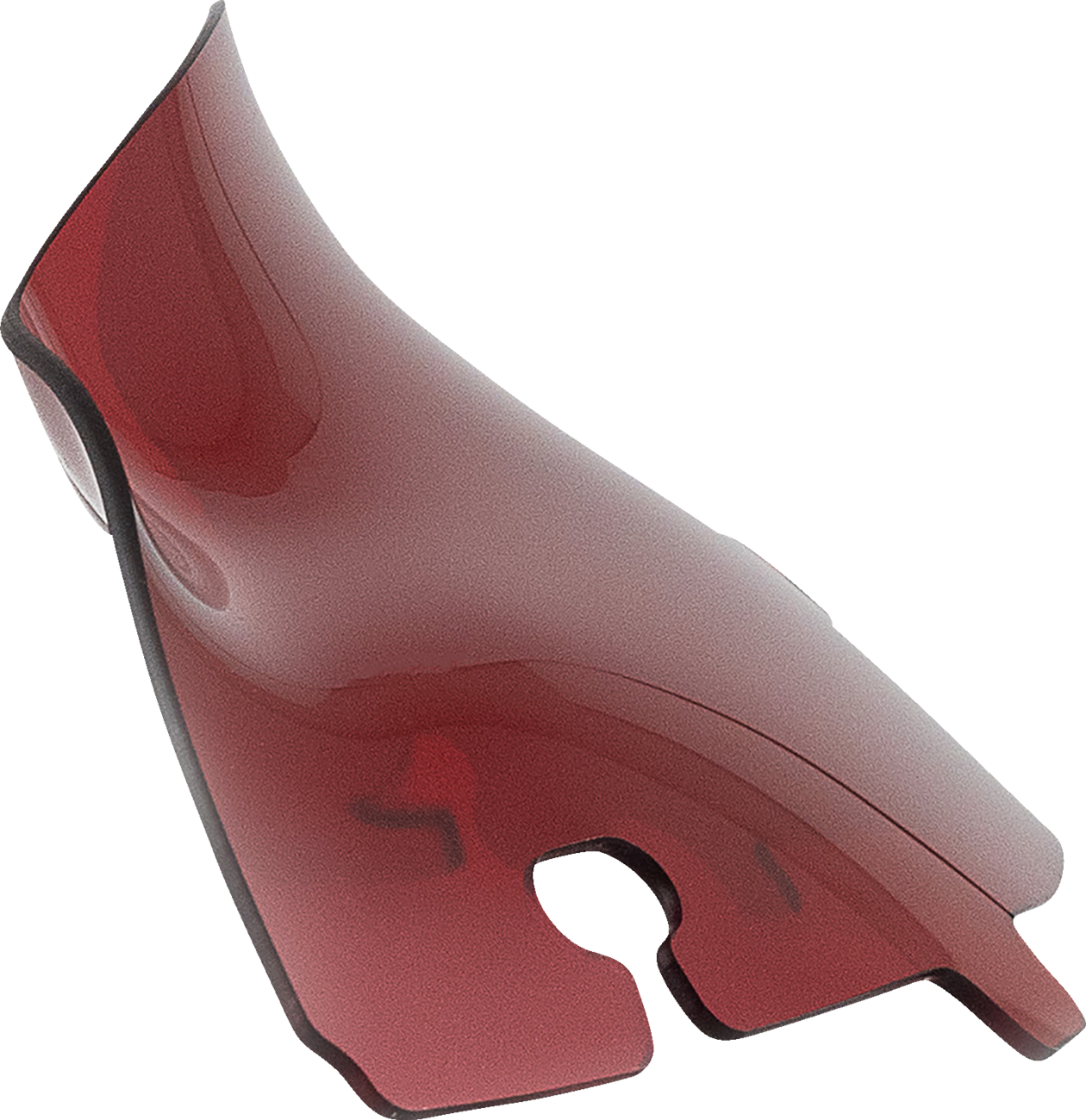 Kolor Flare® Windshield - 4" - Red - '14-'25 FLH/FLHT/FLHX [2310-0797]
