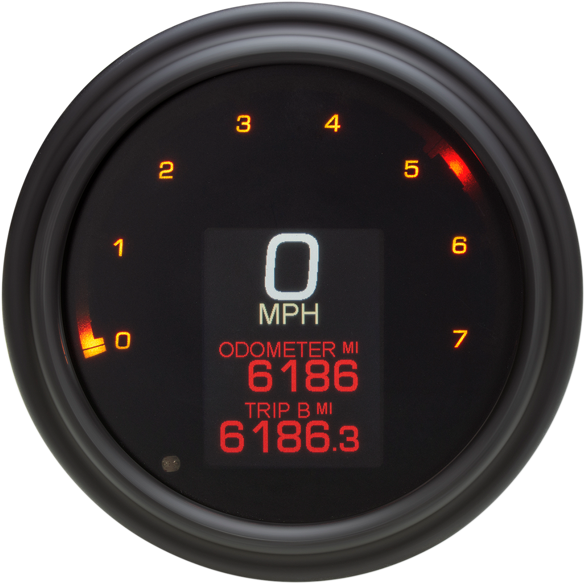 MLX - 2000 Series Gauge - Tank Speedometer - Black Bezel - 4.5" [2210-0509]