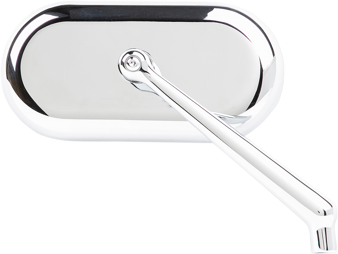 Forged Oval Mirror - Mirror - Side View - Oval - Chrome - Right [0640-1335]
