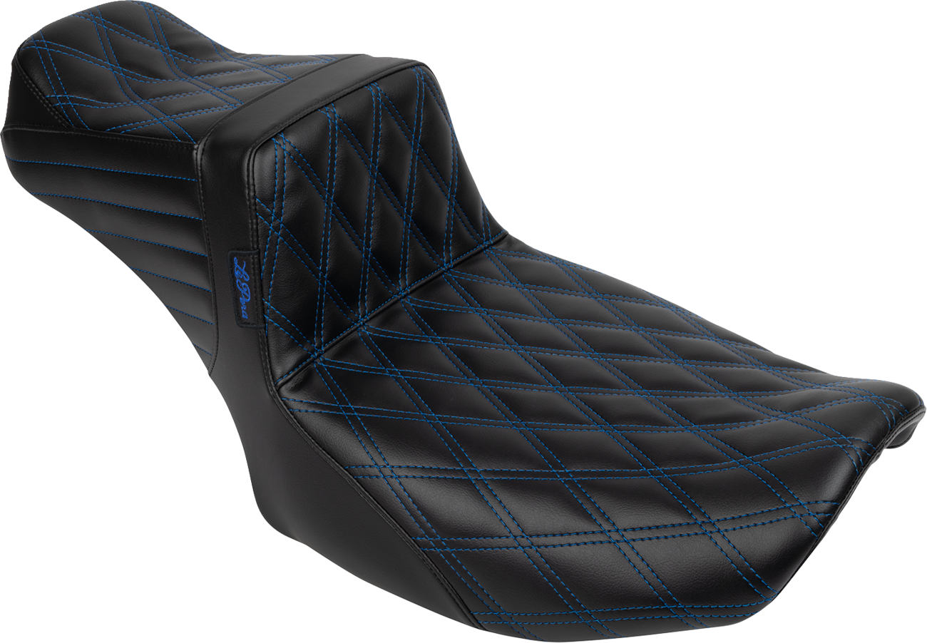 Tailwhip Daddy Long Legs Seat - Blue Double Diamond Stitch - FLH/FLT '23-'25 [0801-1854]