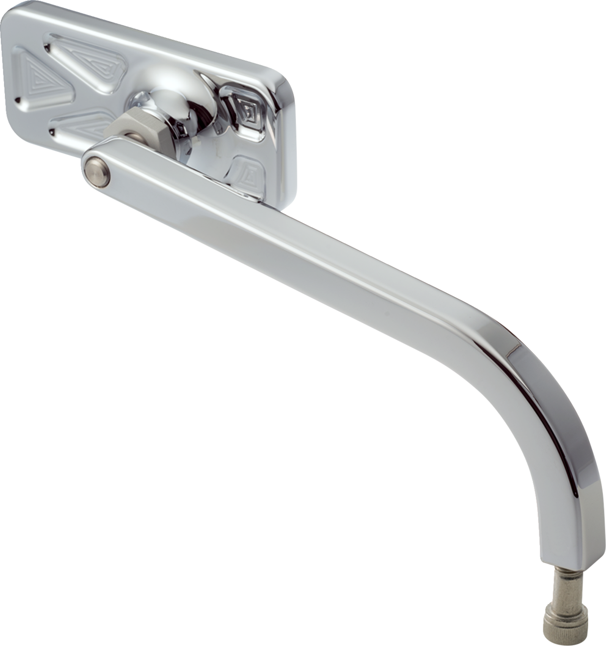 No. 1 Rectangle Mirror - Mirror - No. 1 - Standard - Rectangle - Chrome - Right [0640-1767] - Image 2