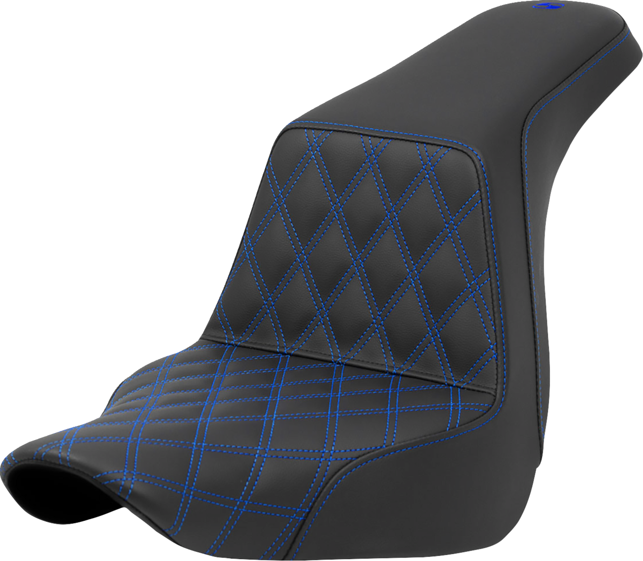 Lattice Stitch Step-Up Seat - Step-Up Seat - Front Lattice Stitch - Blue Stitch - FXLR/FLSB '18-'24 [0802-1571]