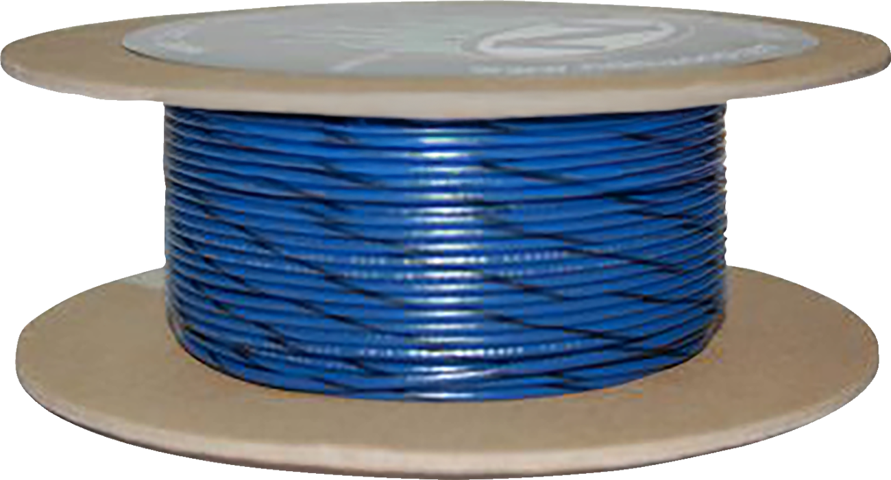 OEM Color Wire Spool - 100' Wire Spool - 20 Gauge - Blue/Black [2120-1321]
