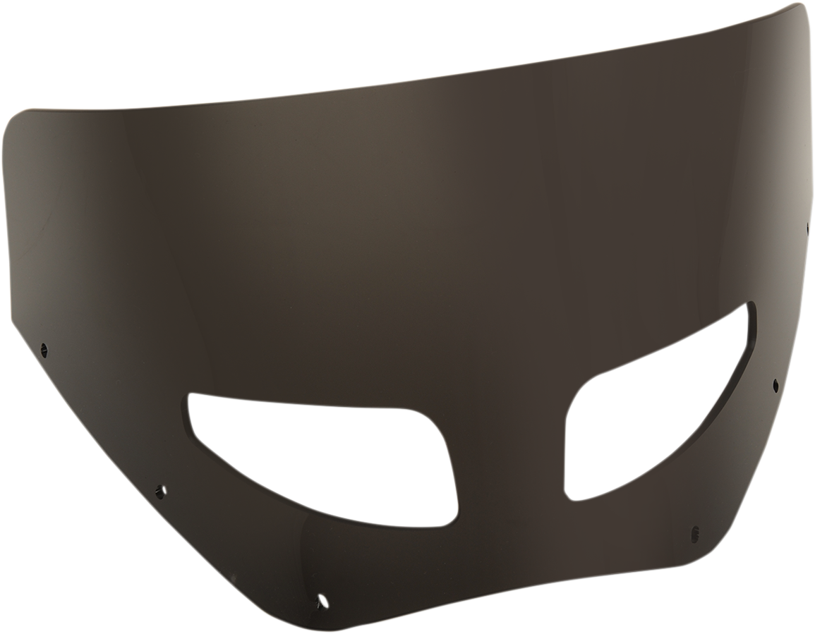 Road Warrior Windshield — Includes Vent - Road Warrior Windshield - Vented - Dark Black Smoke - 9" [2350-0458]