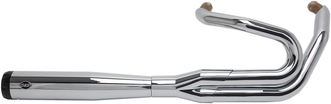SuperStreet 2:1 50 State Exhaust System - 2:1 50 State Exhaust for M8 Softail - Chrome [1800-2486] - Image 3