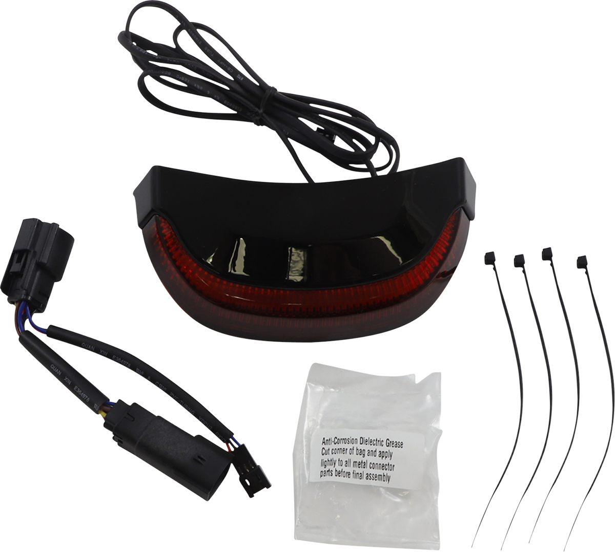 Crown Taillight with Lightstrike™ Technology - Taillight - Red Lens - Black [2010-1456]
