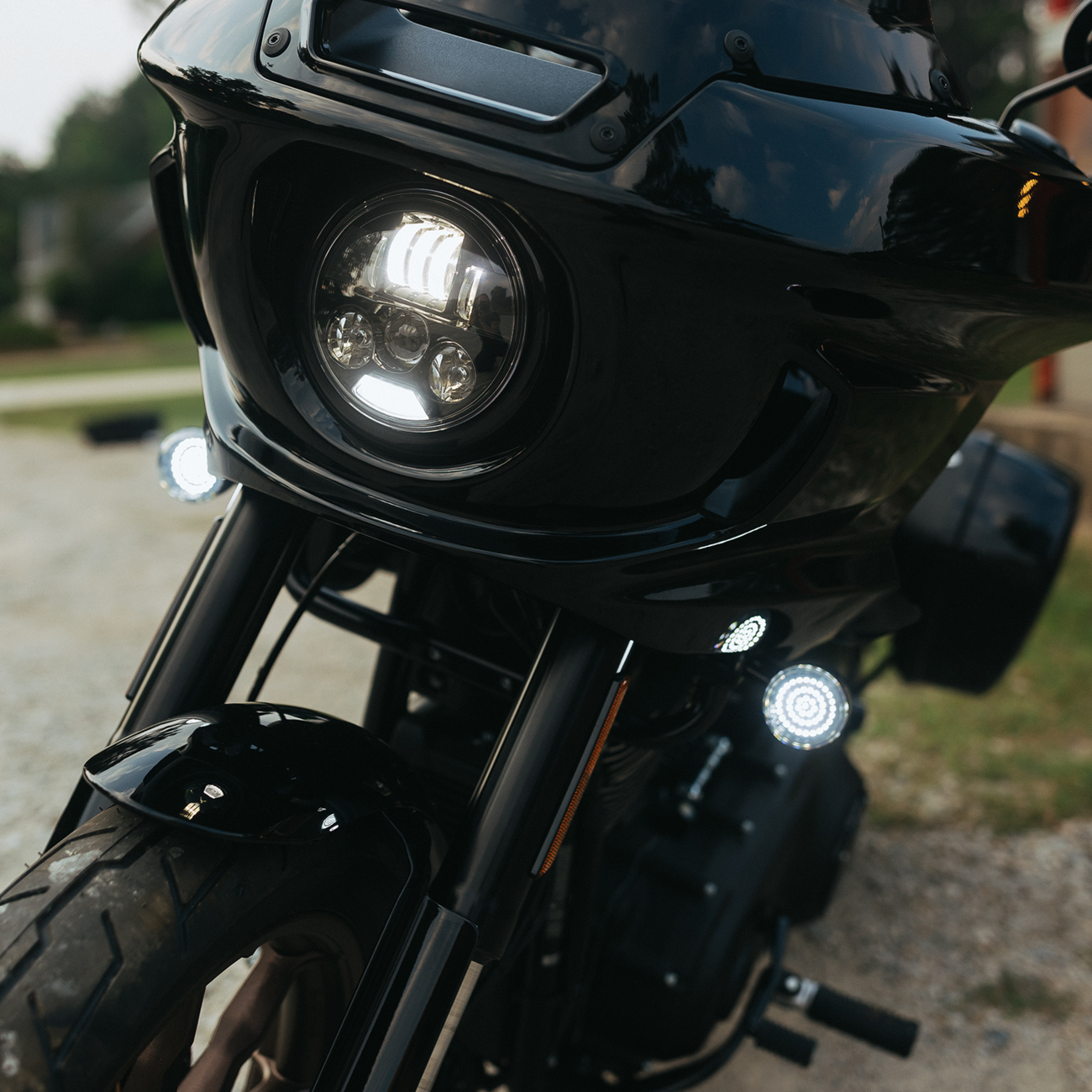 ProBEAM® Headlight Kit - 5-3/4" - Black - FXLRST/FXRST [2001-2738] - Image 2