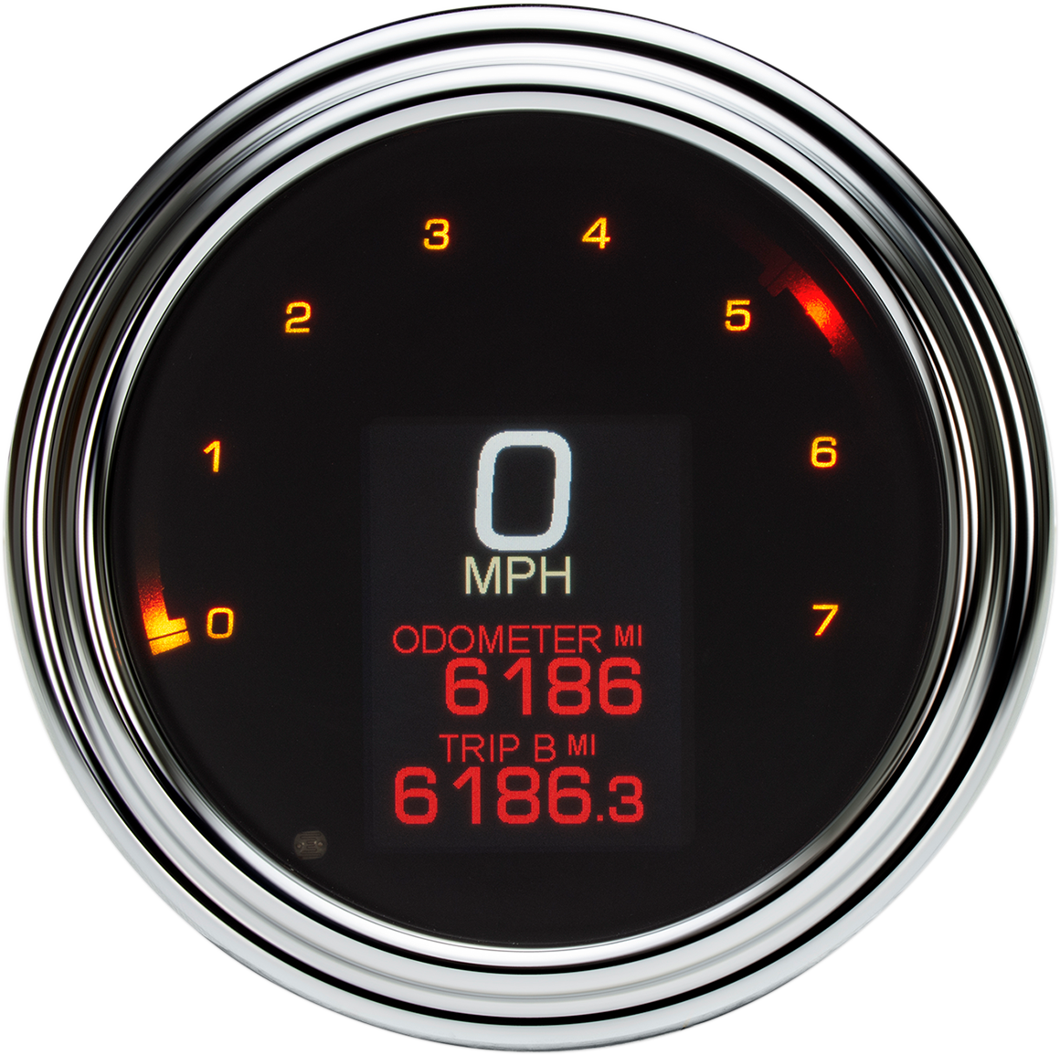 MLX - 2000 Series Gauge - Tank Speedometer - Chrome Bezel - 4.5" [2210-0508]
