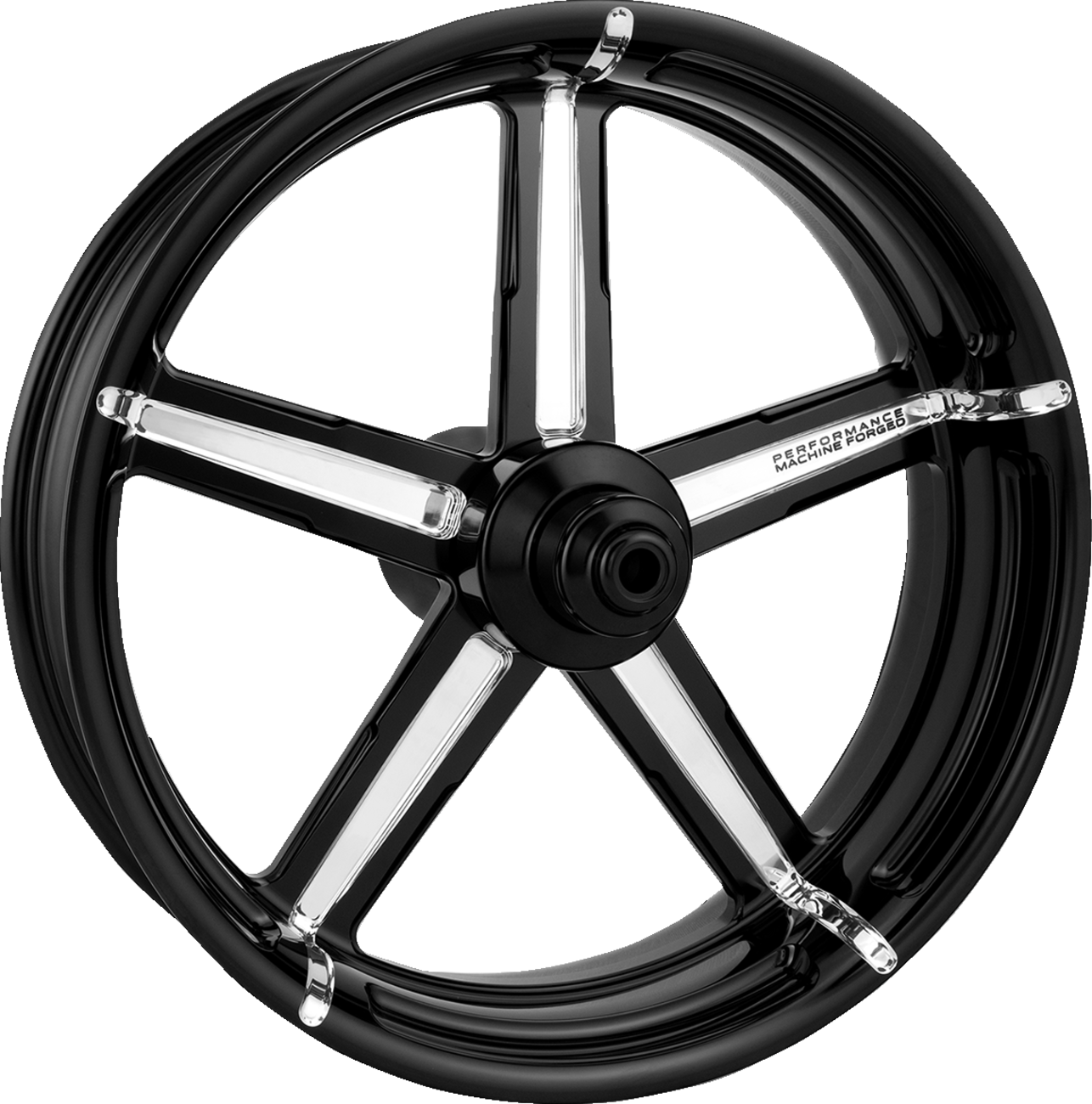 One-Piece Aluminum Wheel — Formula - Wheel - Formula - Front - Dual Disc/with ABS - Platinum Cut™ - 21x3.5 - '08+ FLD [0201-2199]