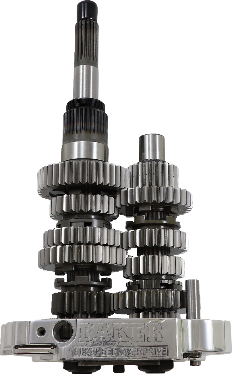 Overdrive 6-Speed Gear Set - Gear Set - Overdrive/6-Speed - Polished - '02-'06 Touring [1103-0040]