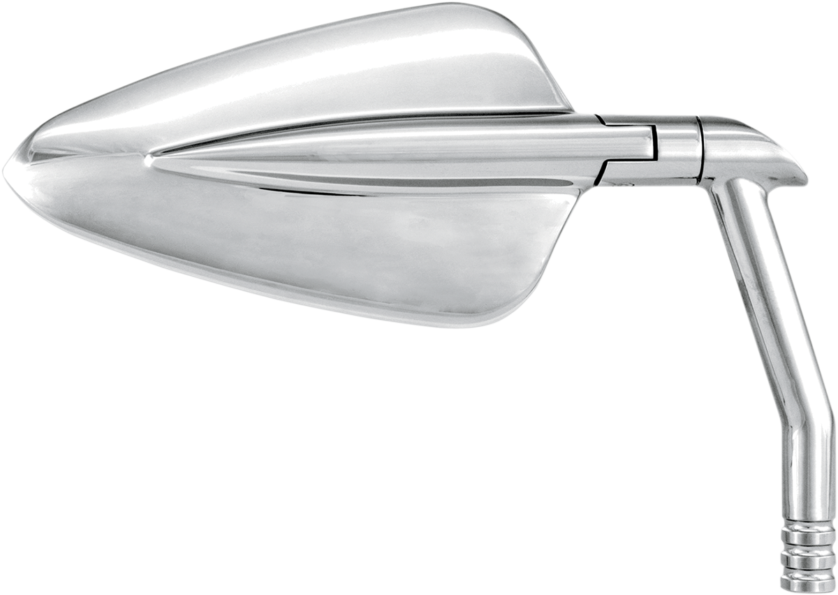 Vision Series Mirror - Mirror - Vision - Arrow XL - Side View - Triangle - Chrome - Left/Right [0640-0732]