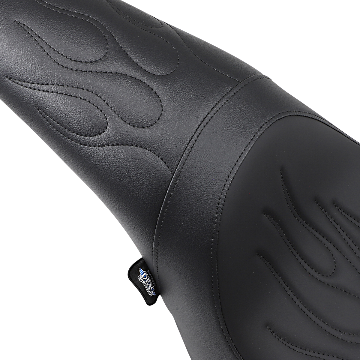 Predator Seat - Black - Flame Stitched - FL/FX '06-'17 [0802-0393] - Image 2