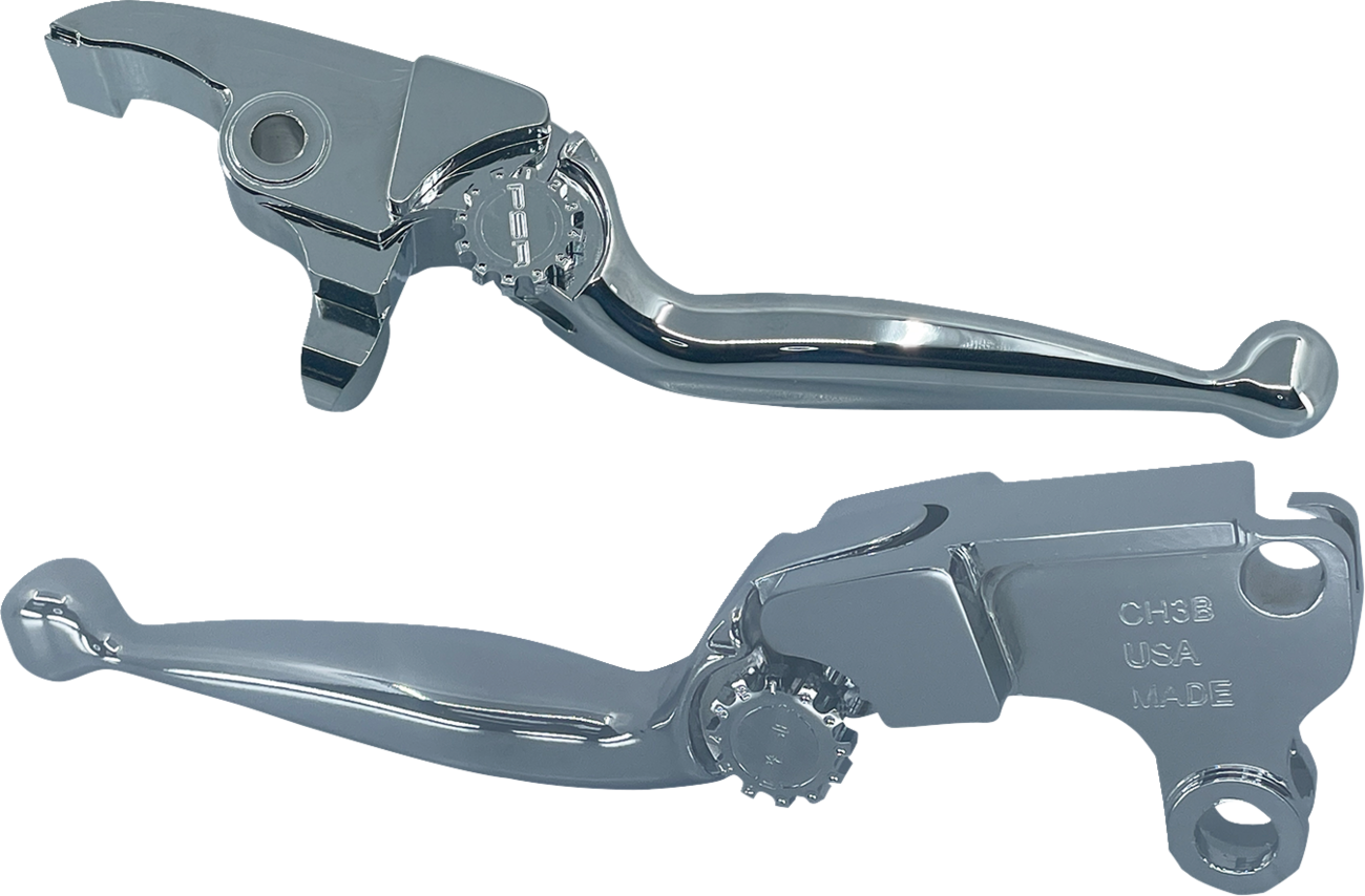 Journey Adjustable Lever Set for Harley Models - Chrome [0610-2341]