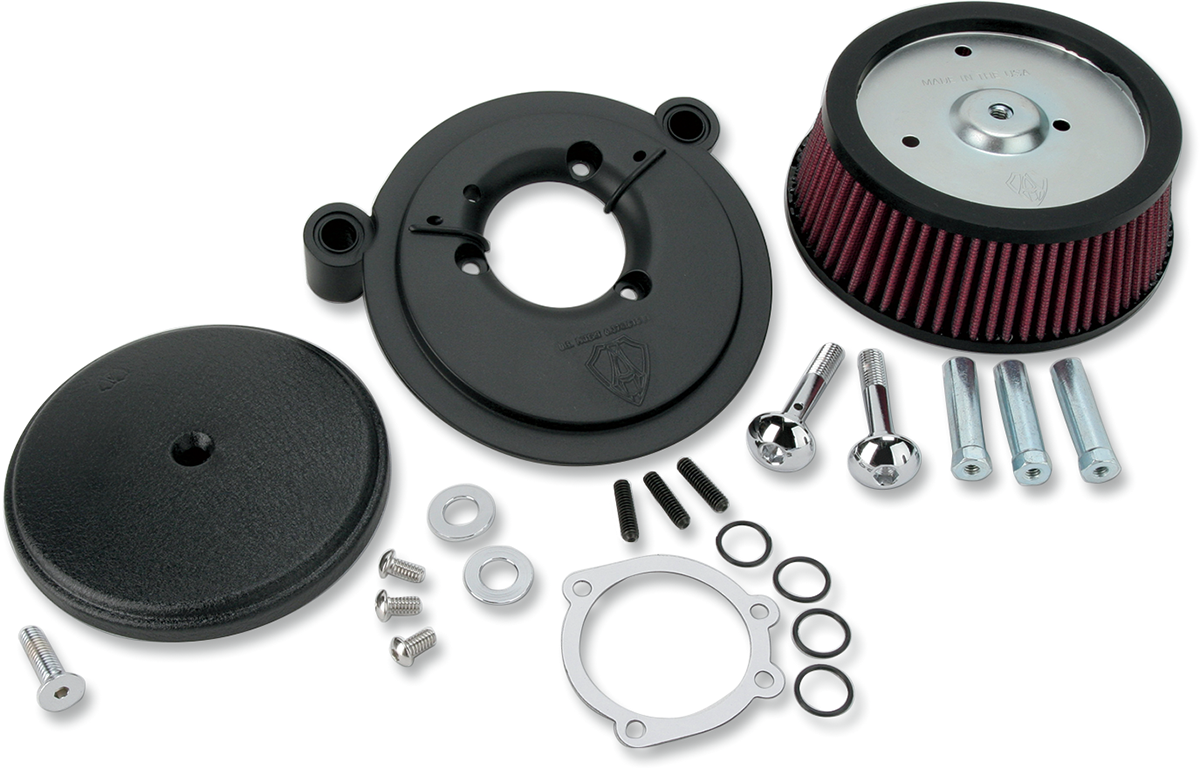 Big Sucker™ Stage I Air Filter Kit — Smooth - Big Sucker™ Stage I Air Filter Kit - Wrinkle Black [1010-0875] - Image 3
