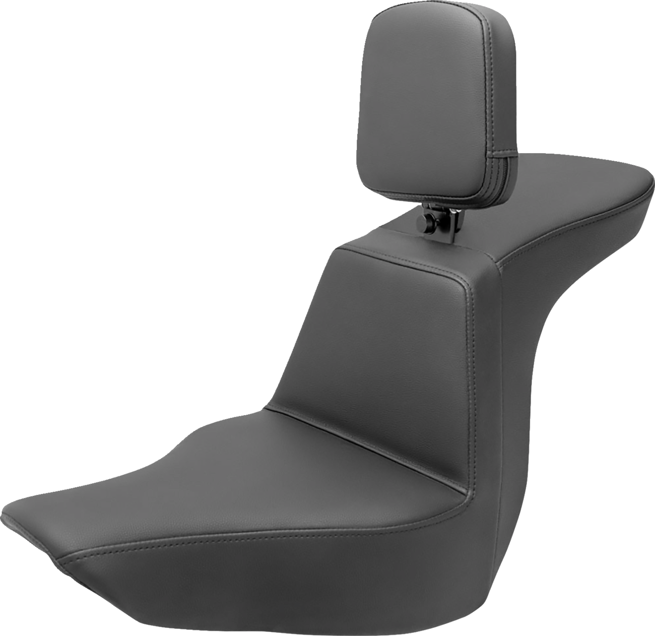 Tour Step-Up Seat - Rider Backrest - Plain - FLSB/FXLR '18-'24 [0802-1526]