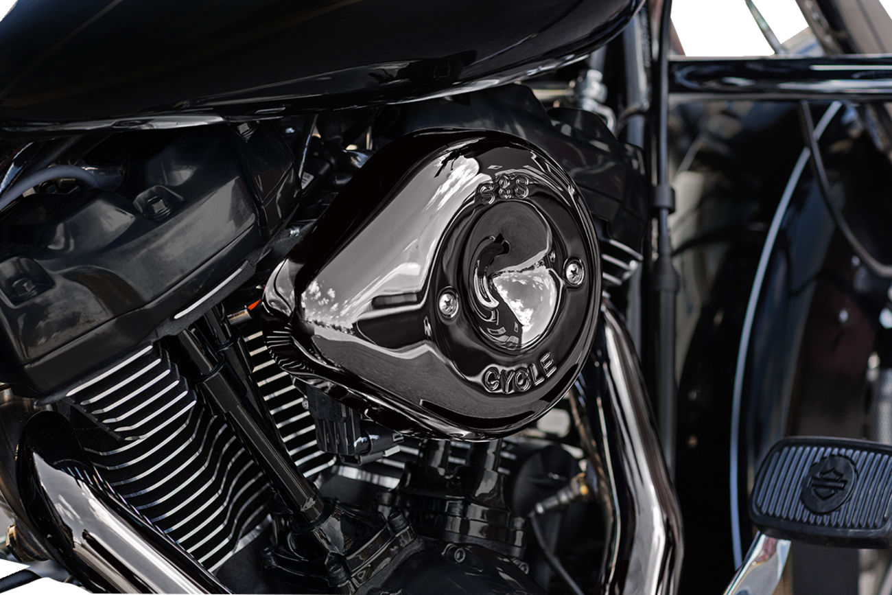 Stealth Teardrop Air Cleaner Kit - Stealth Teardrop Air Cleaner - M8 - Lava Chrome [1010-3175] - Image 2