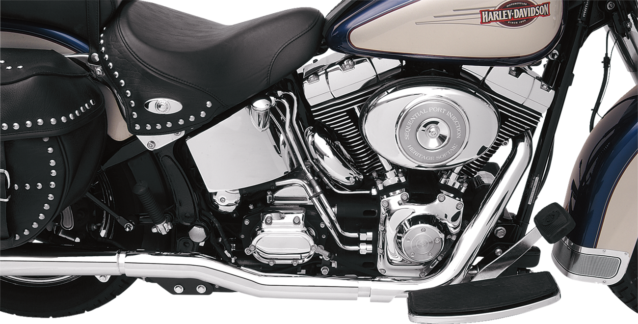 Power Curve True-Dual Crossover Header Pipes - '86-'06 Softail [1800-0638] - Image 4