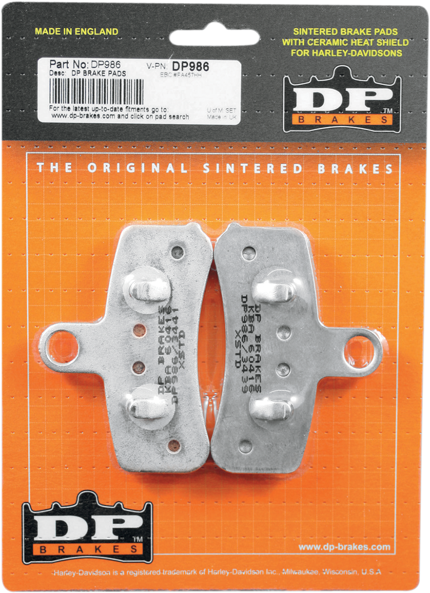 Sintered Metal Harley/Buell Brake Pads - Sintered Brake Pads [1721-0811] - Image 2