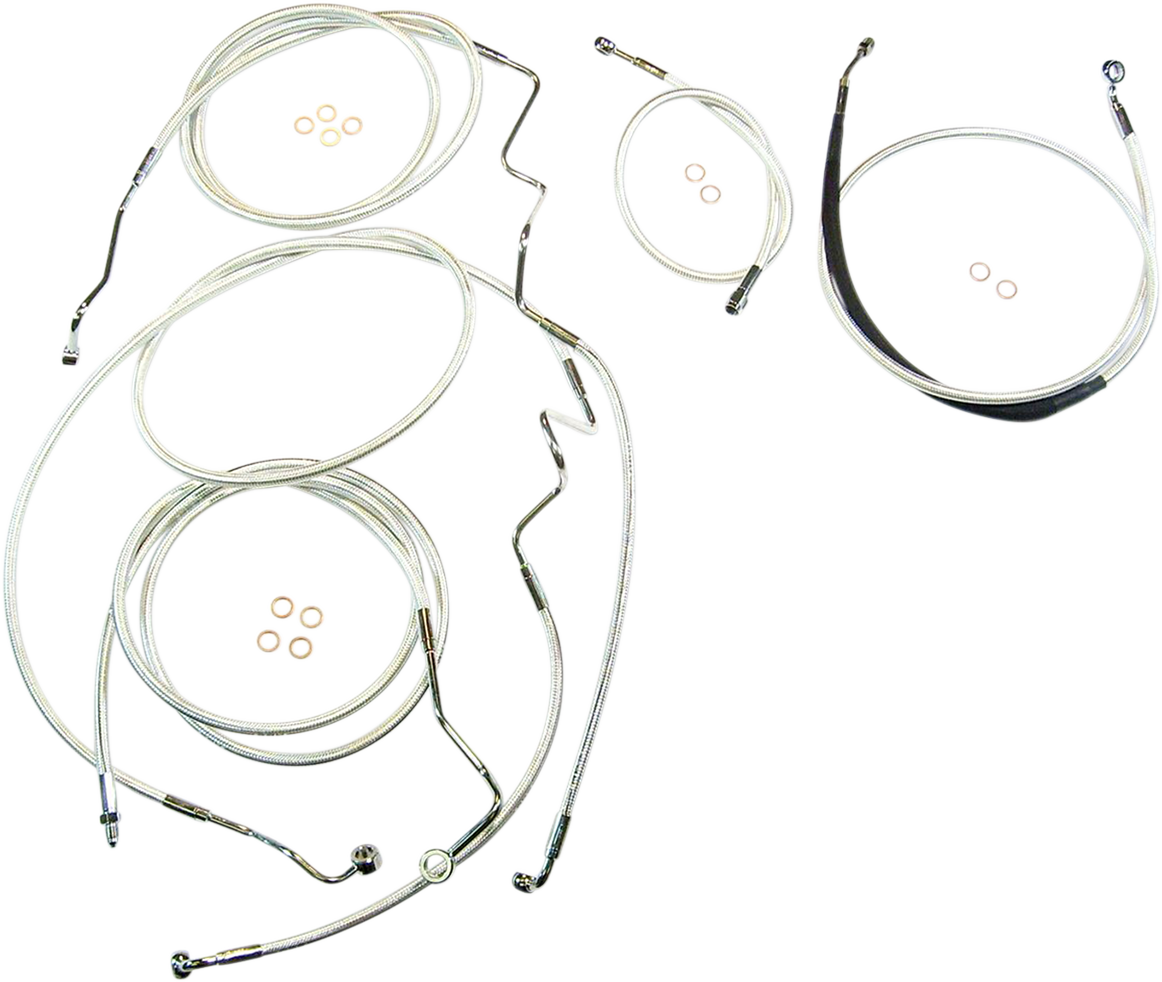 Sterling Chromite II® Designer Handlebar Installation Kit - 10" - '14-'16 FLH [0662-0471]