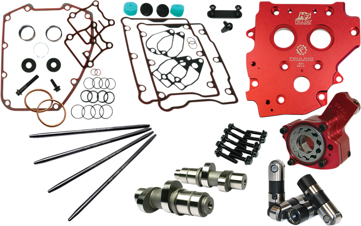 Race Series® Camshaft Kit - Camchest Kit - Race Series® - Reaper 630 - Gear Drive - w/One Piece Pushrods - Twin Cam '07-'17 [0925-1383]
