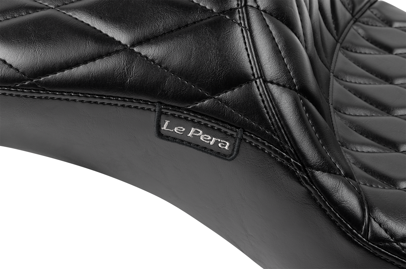 Maverick Daddy Long Legs Seat - Without Backrest - Diamond Stitched - FLH/FLT '23-'25 [0801-1876] - Image 2