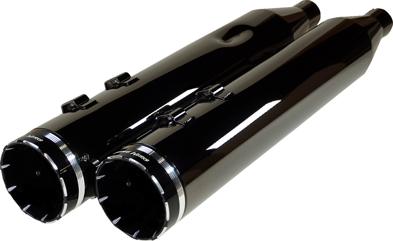 4-1/2" HP-Plus® Slip-On Mufflers - Eclipse® with Tracer Tip [1801-1498]