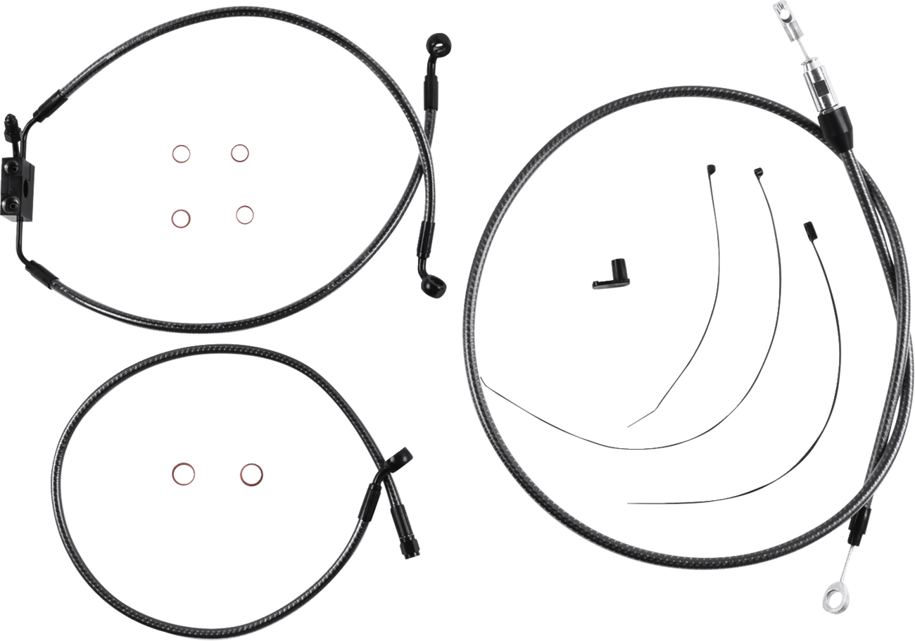 KARBONFIBR Designer Handlebar Installation Kit - 8" - FXLR/FXFB/S [0610-2442]