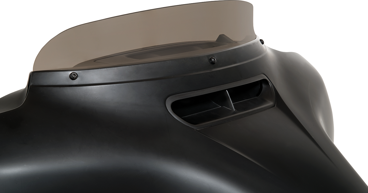 Batwing Spoiler Windshield - Spoiler Shield - 3" - Smoke - FLH [2310-0674]
