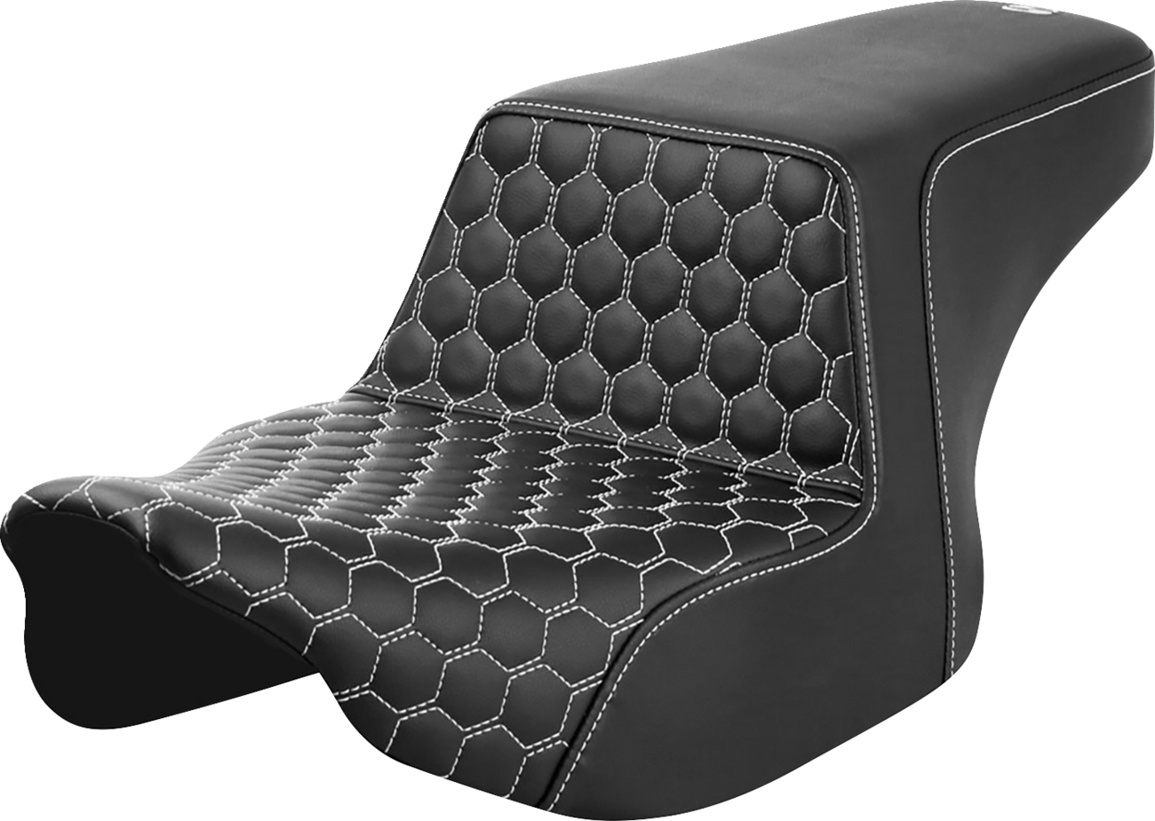 Honeycomb Step-Up Seat - Step-Up Seat - Front Honeycomb - White Stitching - FL '23-'24 [0801-1830]