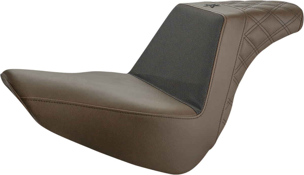 Unknown Industries Performance Gripper Seat - Unknown Industries Seat - Front Carbon Fiber/Black Gripper Lumbar/Rear Lattice Stitch - FL '18-'23 [0802-1441]