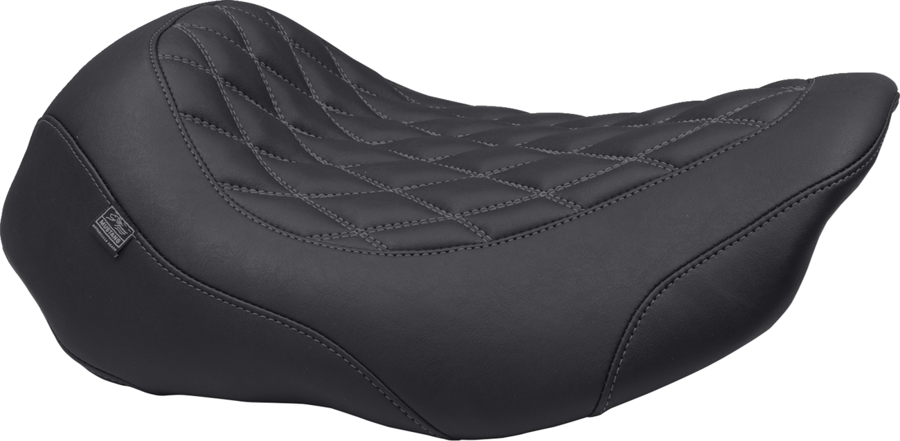 Wide Tripper™ Solo Seat - Wide Tripper™ Seat - Solo - Gun Metal Stitching - FLT/FLH '23-'25 [0801-2018]