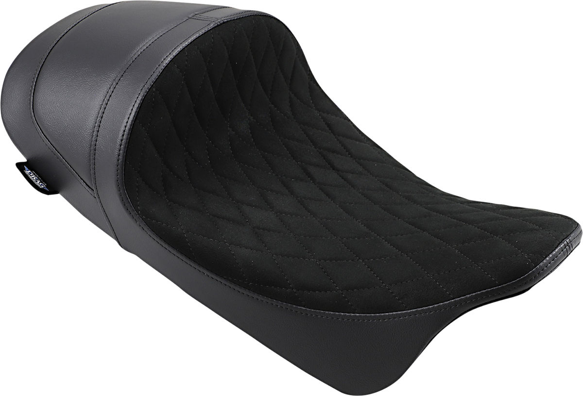EZ-ON Mount Forward Low Solo Seat - Forward Low Solo Seat - Diamond - Faux Suede - FL '08-'23 [0801-1255]