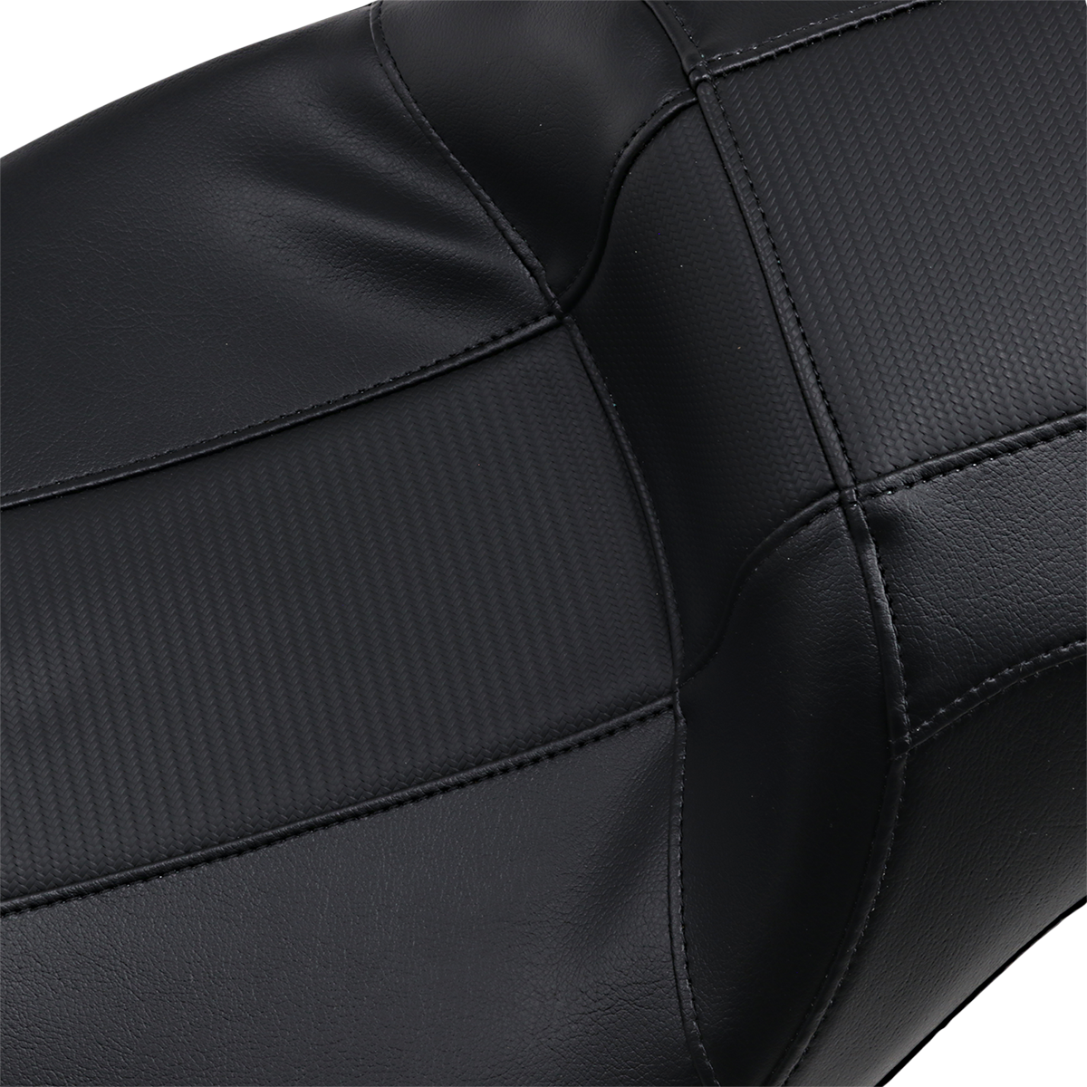 Outcast Daddy Long Legs Seat - 2-Up - w/o Backrest - Carbon Fiber Inlay - Black - FL '08-'23 [0801-1236] - Image 2